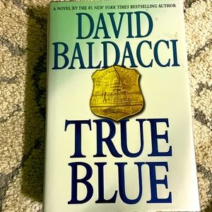 Used Hard Covered Book David Baldacci- True Blue